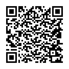 Código QR para número de teléfono +19805222749