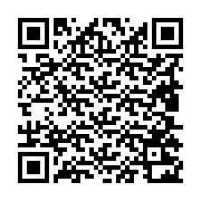 Código QR para número de teléfono +19805222762