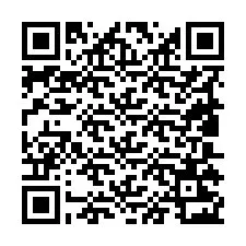 QR-koodi puhelinnumerolle +19805223558