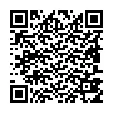 Código QR para número de telefone +19807815116