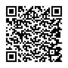 Código QR para número de telefone +19807815128