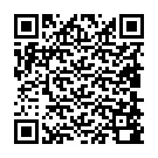 Código QR para número de teléfono +19808580116