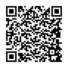 Kode QR untuk nomor Telepon +19808581452