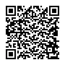 Código QR para número de telefone +19808673728