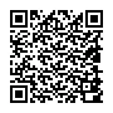 QR код за телефонен номер +19809800089