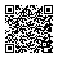 QR Code pour le numéro de téléphone +19809800149