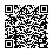 Código QR para número de telefone +19809800184