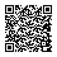 QR Code pour le numéro de téléphone +19809800223