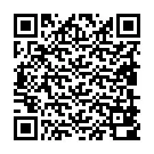 QR-koodi puhelinnumerolle +19809800456