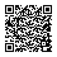 QR код за телефонен номер +19809800549