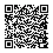 QR Code pour le numéro de téléphone +19809800646