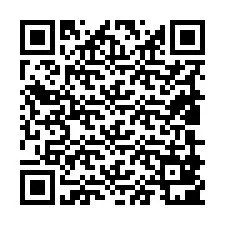 Código QR para número de teléfono +19809801459