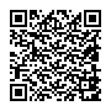 QR-код для номера телефона +19809801809