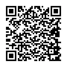 Codice QR per il numero di telefono +19809801927