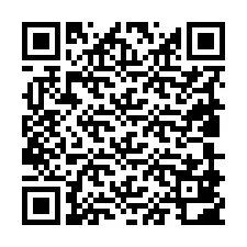 Kode QR untuk nomor Telepon +19809802108