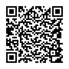Código QR para número de teléfono +19809802260