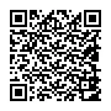 QR код за телефонен номер +19809802829