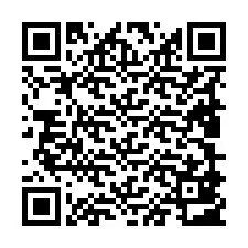 QR код за телефонен номер +19809803122