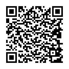 QR Code สำหรับหมายเลขโทรศัพท์ +19809803423