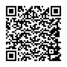 QR Code pour le numéro de téléphone +19809803499