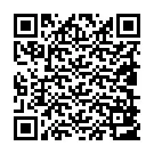 QR kód a telefonszámhoz +19809803638