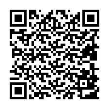 QR код за телефонен номер +19809803707