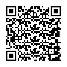 Kode QR untuk nomor Telepon +19809803805