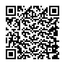 QR kód a telefonszámhoz +19809806834