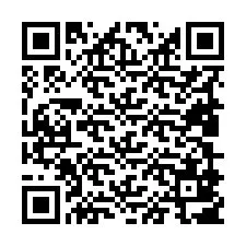 QR-koodi puhelinnumerolle +19809807563