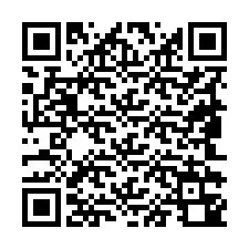 電話番号のQRコード +19842340418