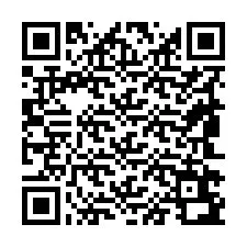 Código QR para número de telefone +19842692451