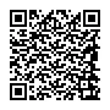 QR Code pour le numéro de téléphone +19844263860