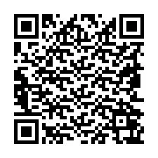 Código QR para número de telefone +19852067628