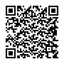 QR kód a telefonszámhoz +19852358226