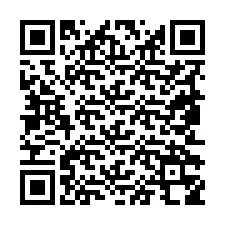 QR Code pour le numéro de téléphone +19852358638