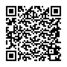 Código QR para número de telefone +19852420064