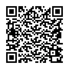 Código QR para número de teléfono +19852420068