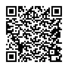 Código QR para número de teléfono +19852420179