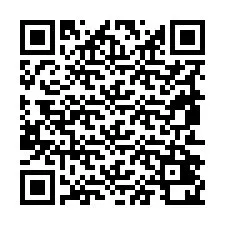 QR-Code für Telefonnummer +19852420250