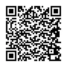 QR-код для номера телефона +19852420272