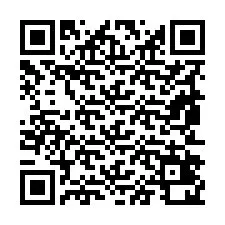 QR Code pour le numéro de téléphone +19852420425