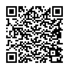 Código QR para número de telefone +19852420446