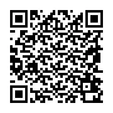 QR kód a telefonszámhoz +19852420570