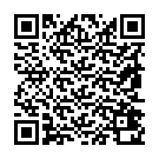 QR-code voor telefoonnummer +19852420991