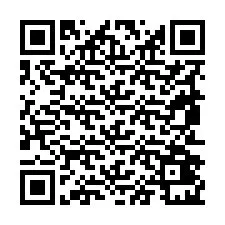 Código QR para número de telefone +19852421360