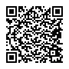 QR-koodi puhelinnumerolle +19852421377