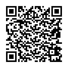 Código QR para número de teléfono +19852421805