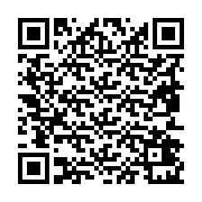 QR kód a telefonszámhoz +19852421902