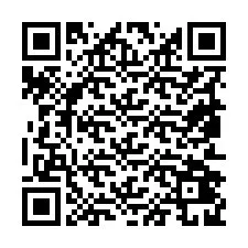 Kod QR dla numeru telefonu +19852429319