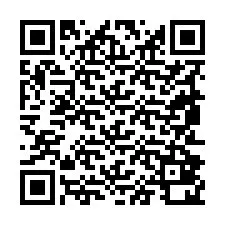 Código QR para número de teléfono +19852820274